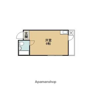 ライブコート二軒茶屋【101号室】の間取り