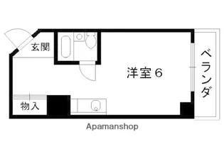 メゾン堀川【306号室】の間取り