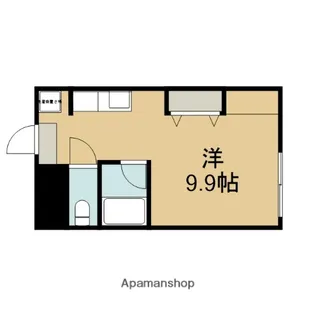 きんこん館【216号室】の間取り