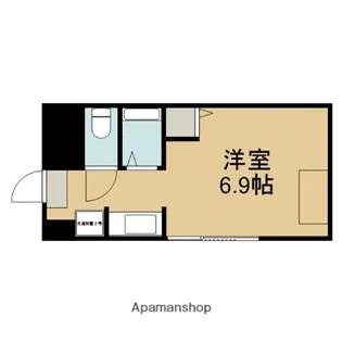 きんこん館【213号室】の間取り