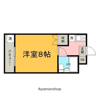 メゾンド亜地路義【2階】の間取り