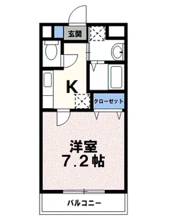 エスポワール北山【202号室】の間取り