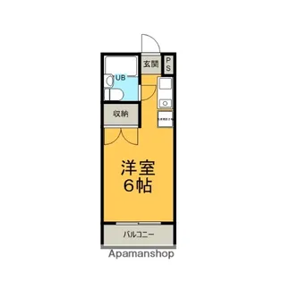 アルティ紫野【201号室】の間取り