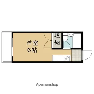 京都府京都市左京区岩倉南河原町【アパート】の間取り