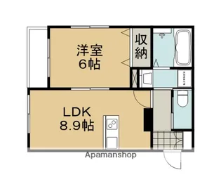 ラ・グレイス下鴨【102号室】の間取り