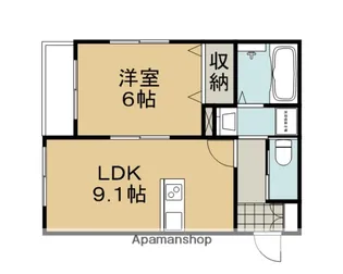 ラ・グレイス下鴨【203号室】の間取り