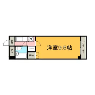 ポートハイム加茂【102号室号室】の間取り