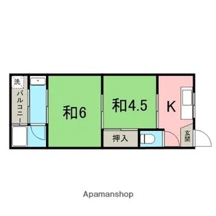 ラ・シノン【205号室】の間取り