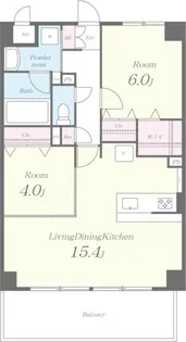 ザ・グレース京都岡崎【1階】の間取り