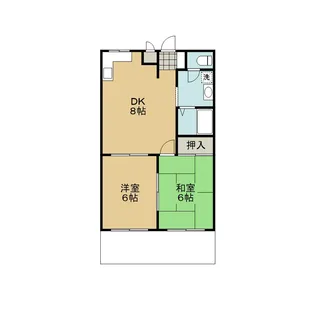 京都府京都市北区西賀茂山ノ森町【マンション】の間取り