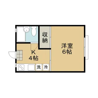サンハイツ【2階】の間取り