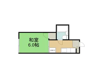 第二船岡山荘【1階】の間取り