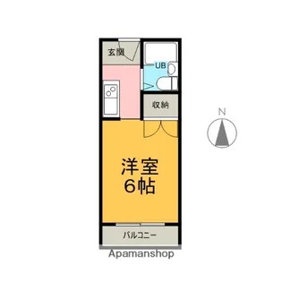 レジデンス紫苑【305号室】の間取り