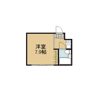 1Kの間取り画像