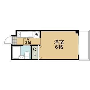 グリーンハウス【2階】の間取り