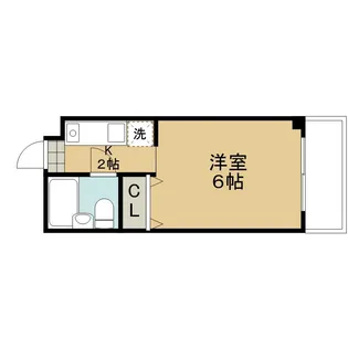 グリーンハウス【102号室号室】の間取り