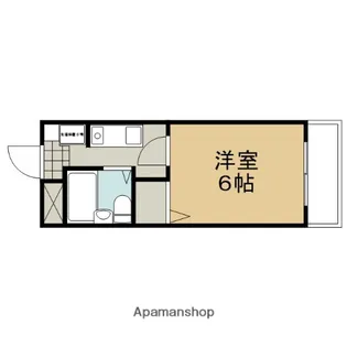 グレース紫竹【105号室】の間取り