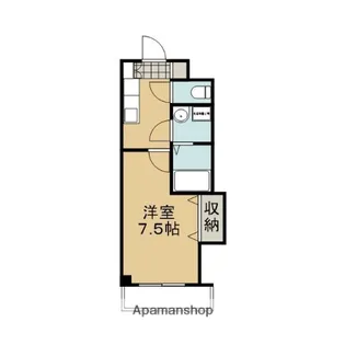 COTO GLANCE紫明通【404号室】の間取り