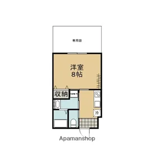 MESA VERDE 御薗橋B棟【110号室】の間取り