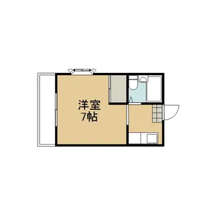 京都府京都市左京区岩倉忠在地町【マンション】の間取り