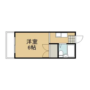 ウエストハイツ【205号室号室】の間取り