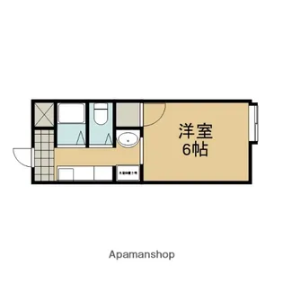 プチフルール【201号室】の間取り