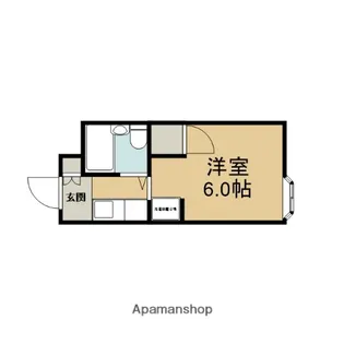 プチフルール【2階】の間取り