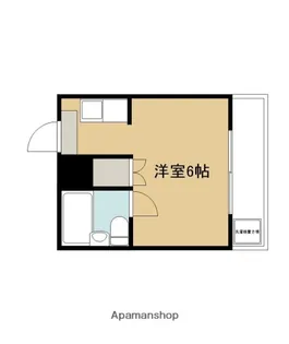 川上マンション【3階】の間取り