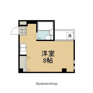 ビュウ御薗【203号室】の間取り