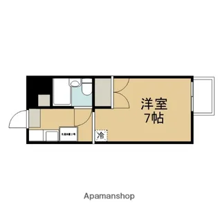 ハイツグリンカ【106号室】の間取り
