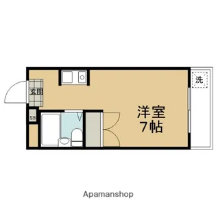 リバティハウス【401号室】の間取り