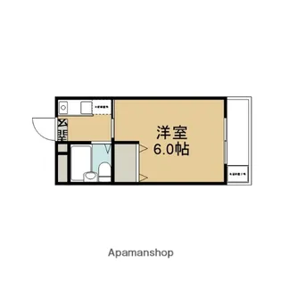 京都府京都市北区紫竹下本町【マンション】の間取り