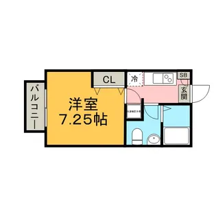 レジデンス陽気【2階】の間取り