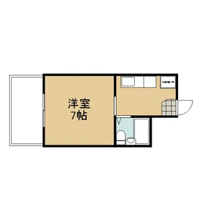 京都府京都市北区西賀茂坊ノ後町【マンション】の間取り