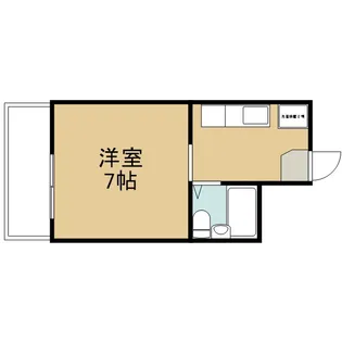 レジデンス太田Ⅰ【2階】の間取り