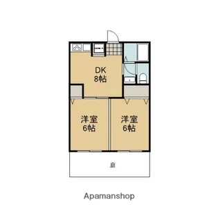 ハイツ神山【101号室】の間取り