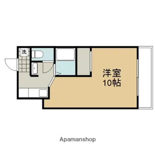 ACメゾン紫野【301号室】の間取り