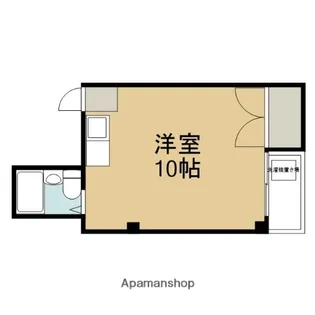 スチュディオエトレ88【3-B号室】の間取り