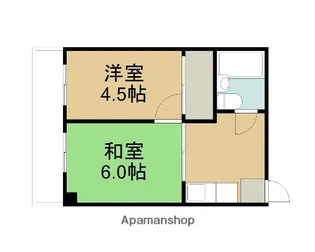 メゾン大卓【201号室】の間取り