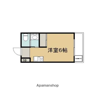 京都府京都市北区紫竹西高縄町【マンション】の間取り