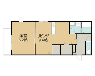 京都府京都市北区紫竹西北町【マンション】の間取り