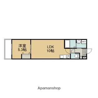 サクシード宝ヶ池【105号室】の間取り