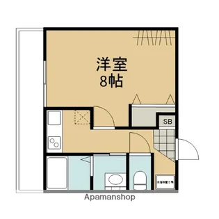 FELIZ大宮玄以【203号室】の間取り