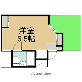 デトム・ワン京大前【104号室】の間取り