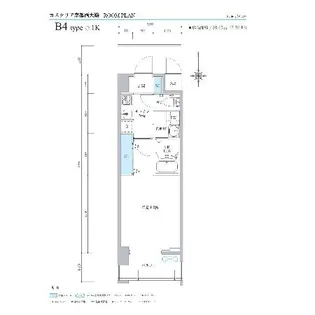 カスタリア京都西大路【0609号室】の間取り