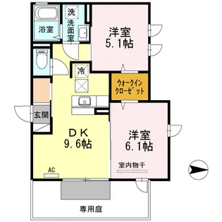 メゾン・ド・光【1階】の間取り