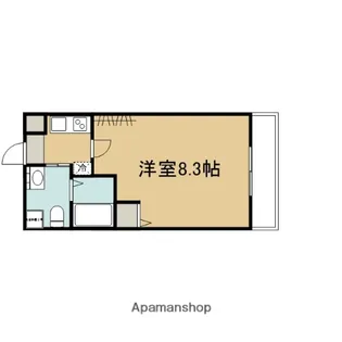 仮)フラッティ紫竹大門町【1階】の間取り