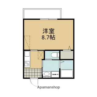 MESA VERDE京都西賀茂Ⅱ【204号室】の間取り