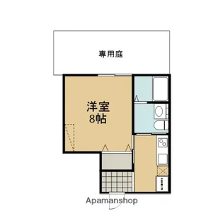 MESA VERDE京都西賀茂Ⅱ【105号室】の間取り