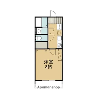 MESA VERDE京都西賀茂Ⅱ【103号室】の間取り